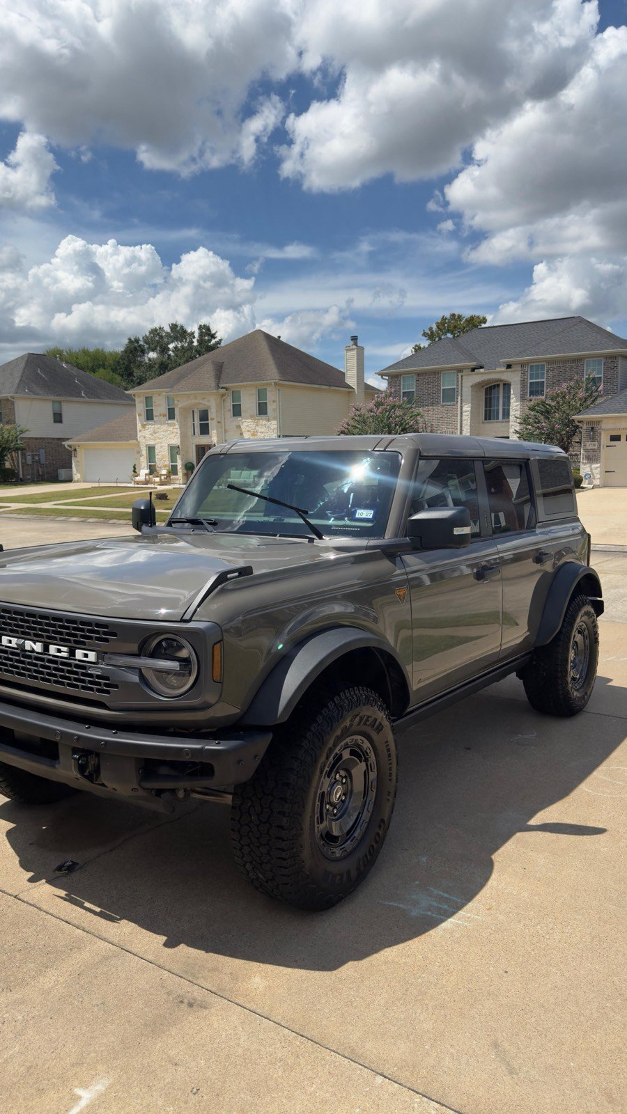 Ford Bronco detailed in a Southeast Texas driveway