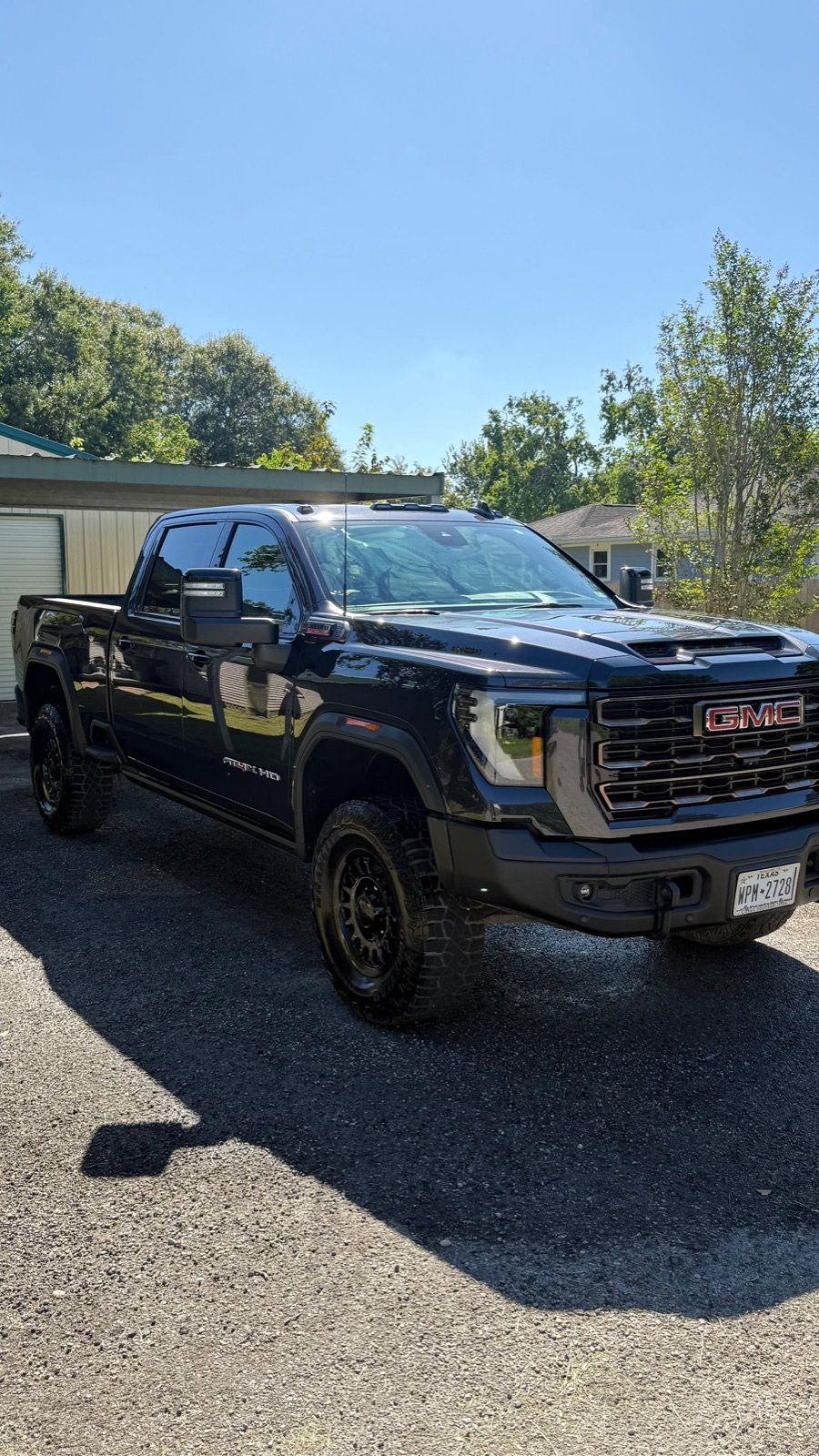 Black GMC Sierra AT4 HD detailed and glossed